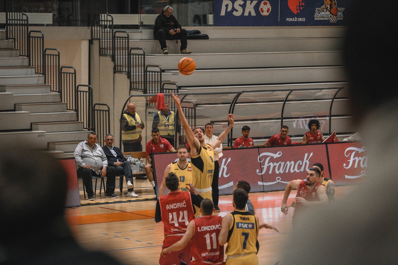 Dominantna pobjeda Zaboka za 12. trijumf sezone: Dubrovnik savladan s 23 koša razlike