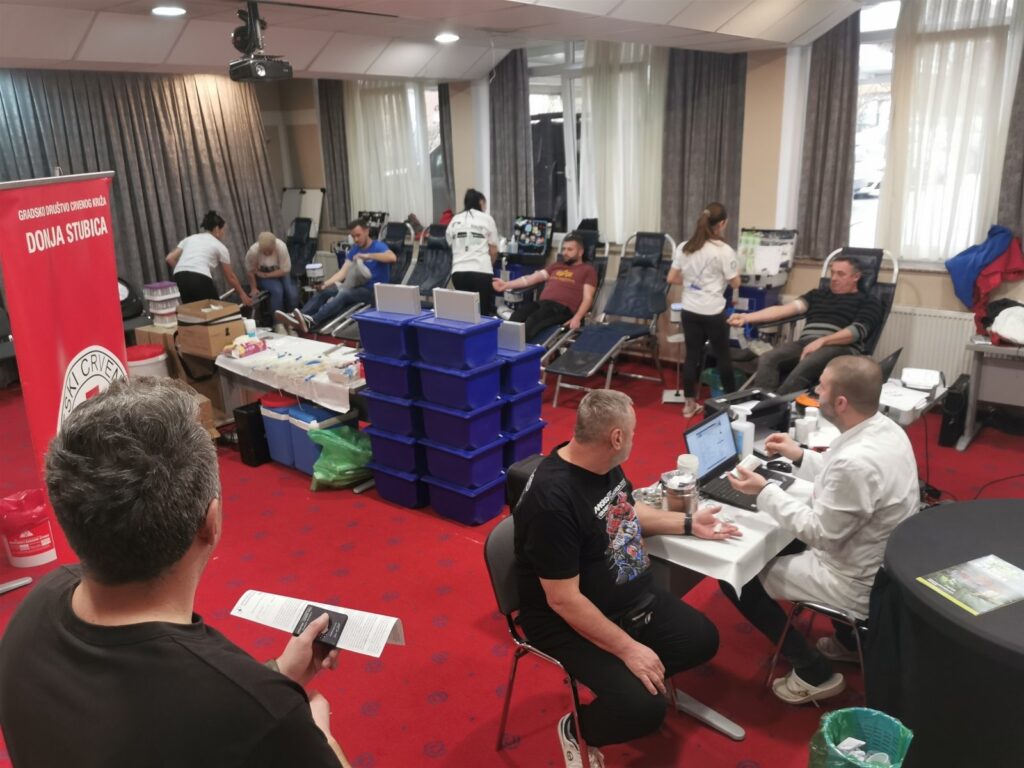 Donja Stubica: Prikazano 458 darivatelja, prikupljena 401 doza