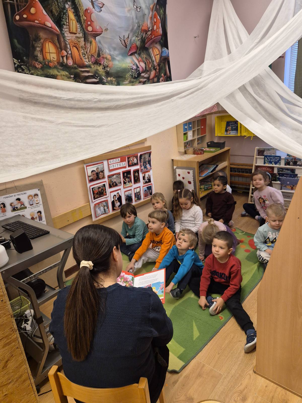 "15 po 15 – Rođeni za čitanje": "Mujceki" iz Dječjeg vrtića Kozarčeva u središtu nacionalne inicijative
