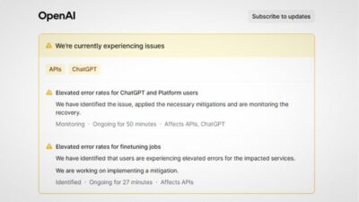 ChatGPT doživio velike tehničke poteškoće