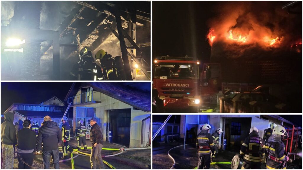 Detalji policijskog izvještaja o sinoćnjem požaru u Bedekovčini
