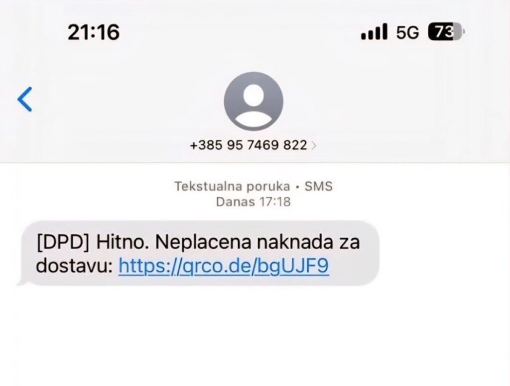 DPD apelira na oprez: Internetom kruže lažne poruke u ime dostavne službe