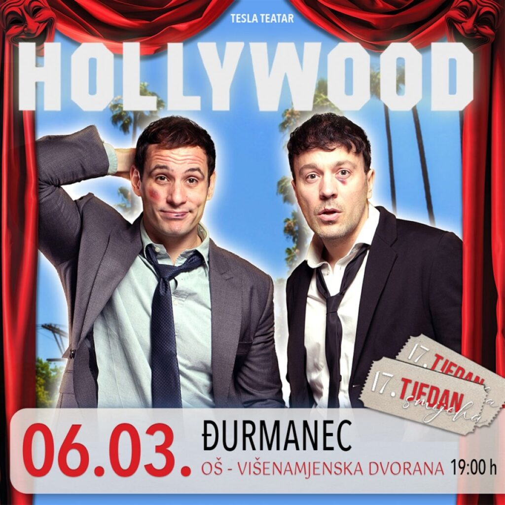 “Hollywood” dolazi u Đurmanec: Proslavite Dan žena uz komediju Tesla Teatra