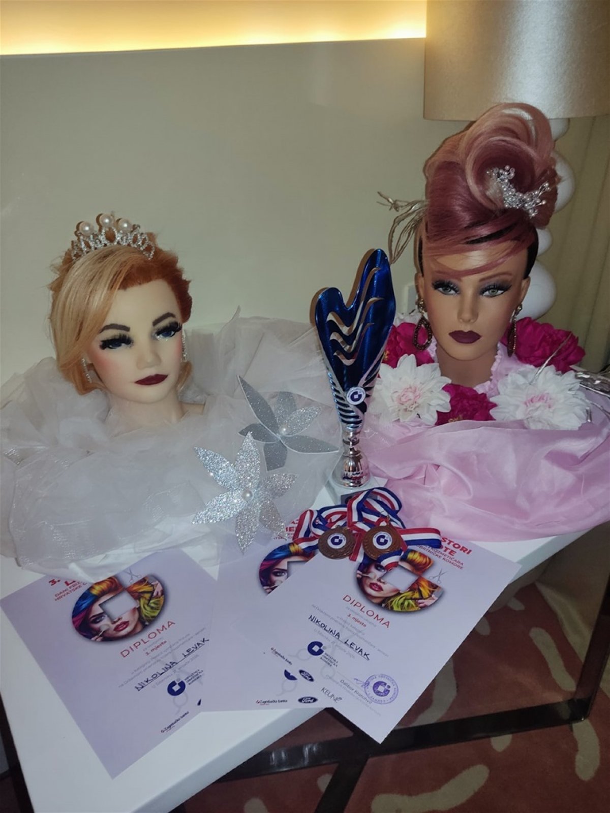 Krapinska frizerka Nikolina Levak okitila se s dvije brončane medalje na Državnom prvenstvu