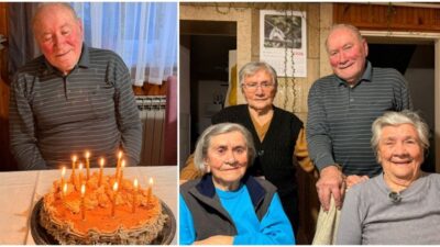 Obiteljska dugovječnost u Zagorju: Josip i tri sestre zajedno slave 367 godina života!