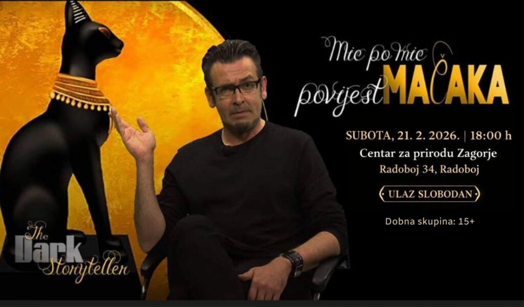 Od drevnih božanstava do suvremenih ljubimaca: Kristijan Petrović razotkriva povijest mačaka na PričaKAJ festivalu