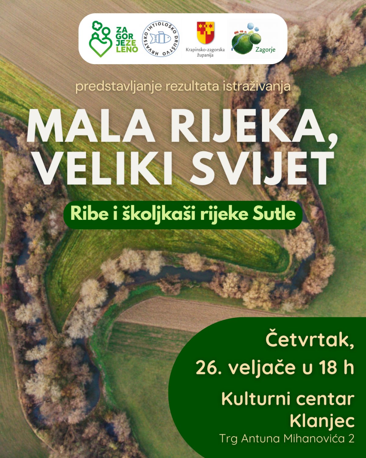 Otkrijte tajne Sutle: Predstavljanje istraživanja riba i školjkaša u Klanjcu