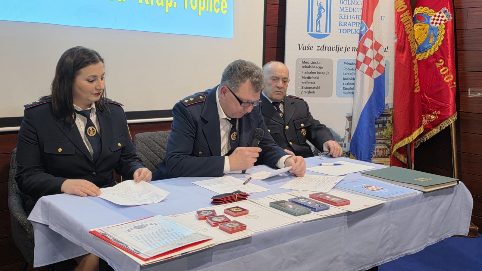 Povijesna smjena u DVD-u Specijalna bolnica Krapinske Toplice: Prva predsjednica na čelu društva