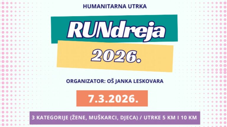 Poziv na ‘RUNdreja’ humanitarnu utrku u Pregradi: Sjećanje na Andreju i pomoć djeci