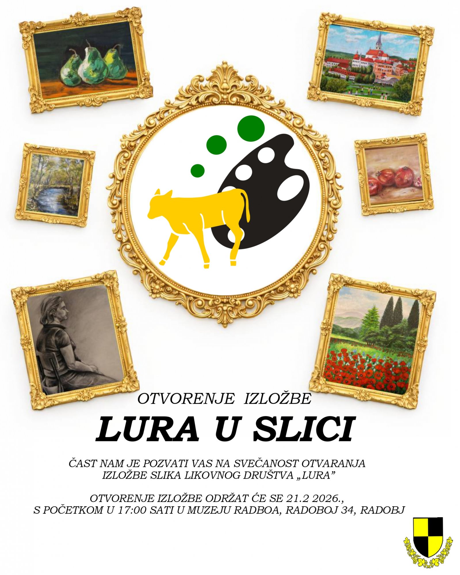 Pozivnica: Otvorenje izložbe "LURA u slici" u Muzeju Radboa