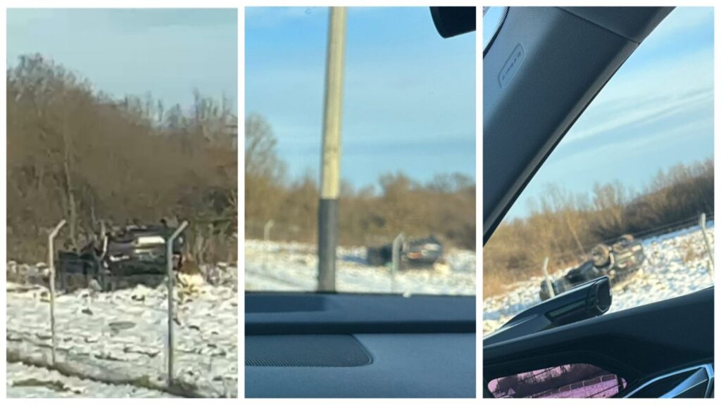 Prometna nezgoda u Zagorju: Vozilo se prevrnulo, dvije osobe zbrinute u bolnici