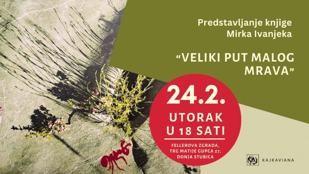 Promocija knjige “Veliki put Malog Mrava” Mirka Ivanjeka u Donjoj Stubici