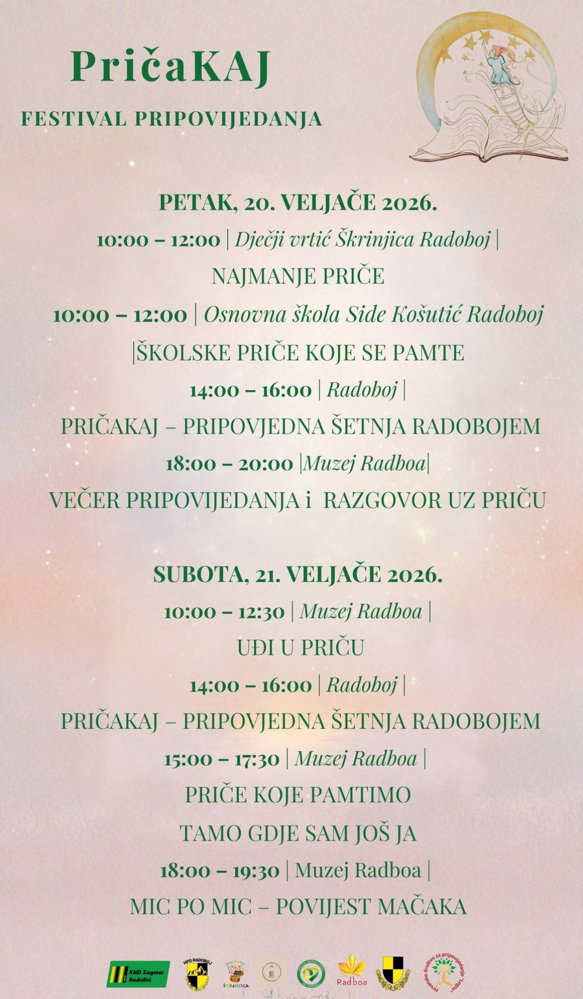 Radoboj spreman za PričaKAJ: Dvodnevni festival pripovijedanja s nizom aktivnosti