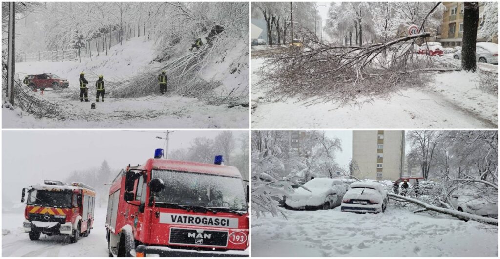 Razorno nevrijeme paraliziralo sjever Hrvatske: Preko 200 intervencija, vatrogasci neprekidno na terenu