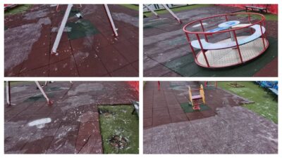 Solinski gradonačelnik šokiran: Novo igralište u Ulici Petra Kružića devastirano nedugo nakon obnove