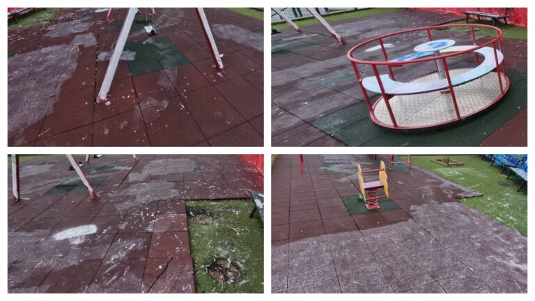 Solinski gradonačelnik šokiran: Novo igralište u Ulici Petra Kružića devastirano nedugo nakon obnove