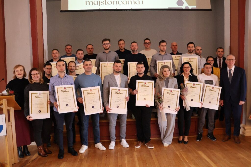 Svečana dodjela majstorskih diploma u Obrtničkoj komori Međimurske županije: 41 nova titula za 39 obrtnika