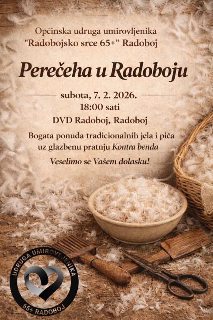 Tradicionalno čehanje perja u Radoboju: OUU Radobojsko srce 65+ ponovno organizira Perečehu uz Kontra bend i slatke zalogaje