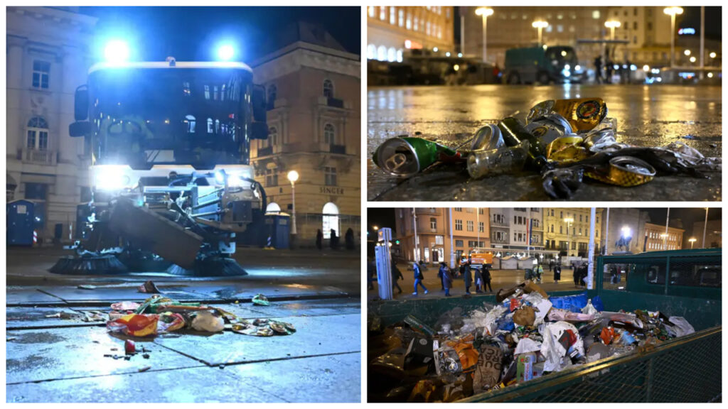 Troškovi čišćenja zagrebačkog Trga nakon dočeka rukometaša: Iznos od 4.603 eura
