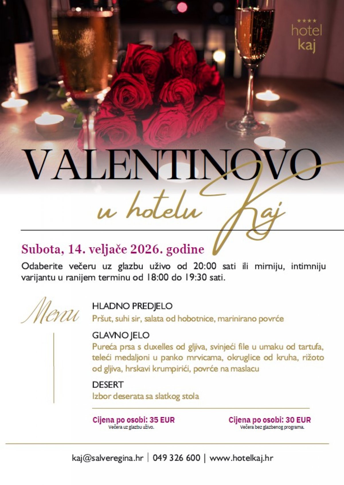 Valentinovo u srcu Zagorja: Kulinarski užici za zaljubljene parove