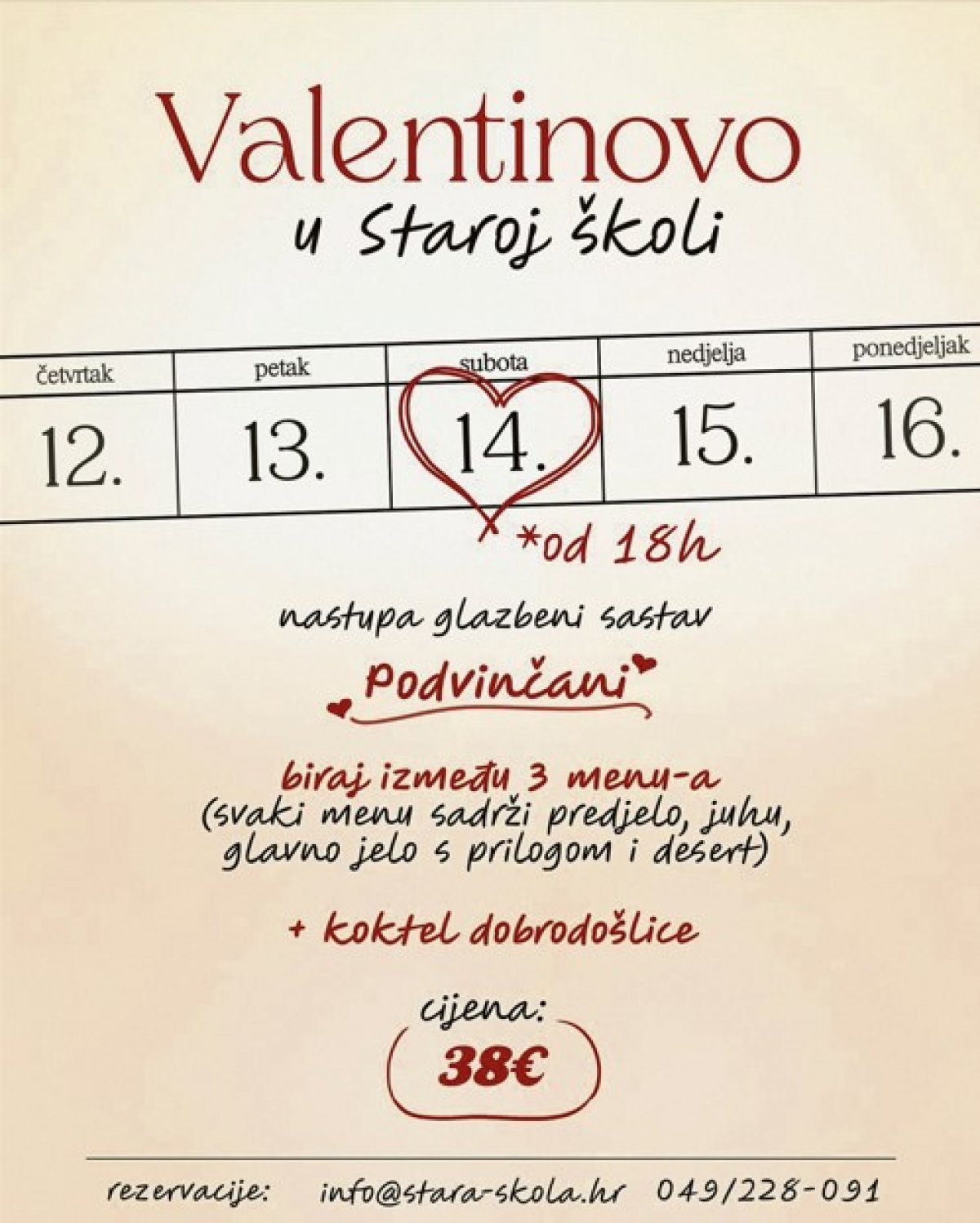 Valentinovo u srcu Zagorja: Kulinarski užici za zaljubljene parove