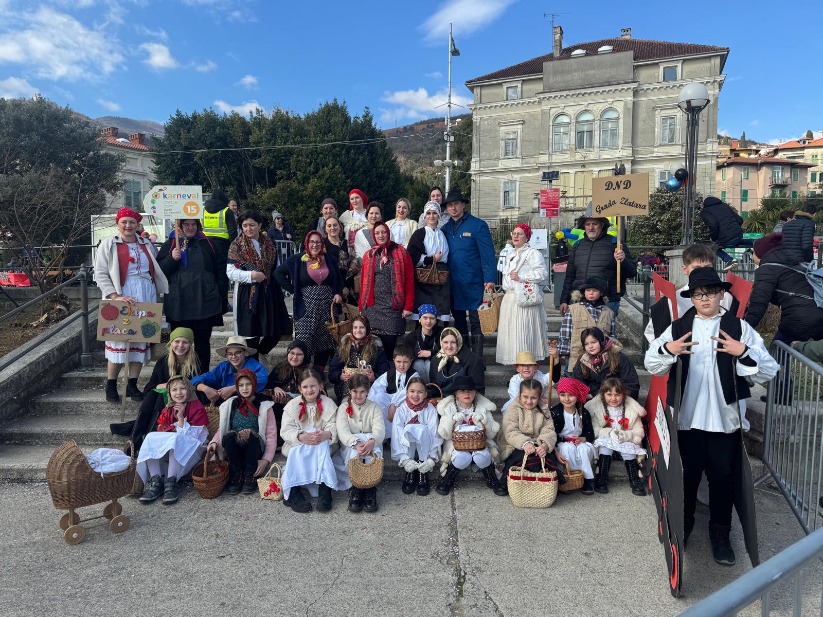 Zlatarska "Ekipa z placa" donijela duh Zagorja na dječji karneval u Opatiji
