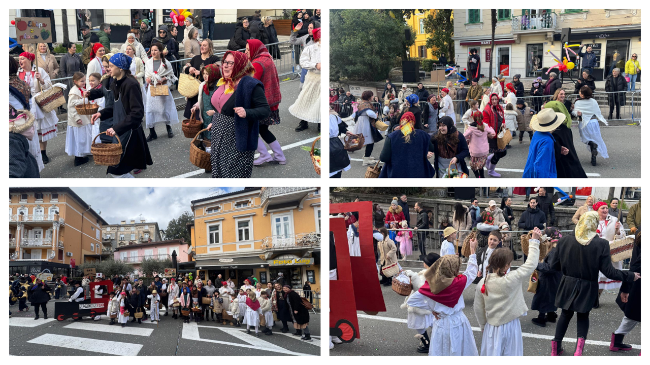 Zlatarska "Ekipa z placa" donijela duh Zagorja na dječji karneval u Opatiji