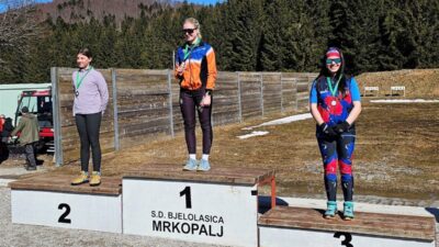 Bronca za Martu Haramustek na županijskom prvenstvu u skijaškom trčanju