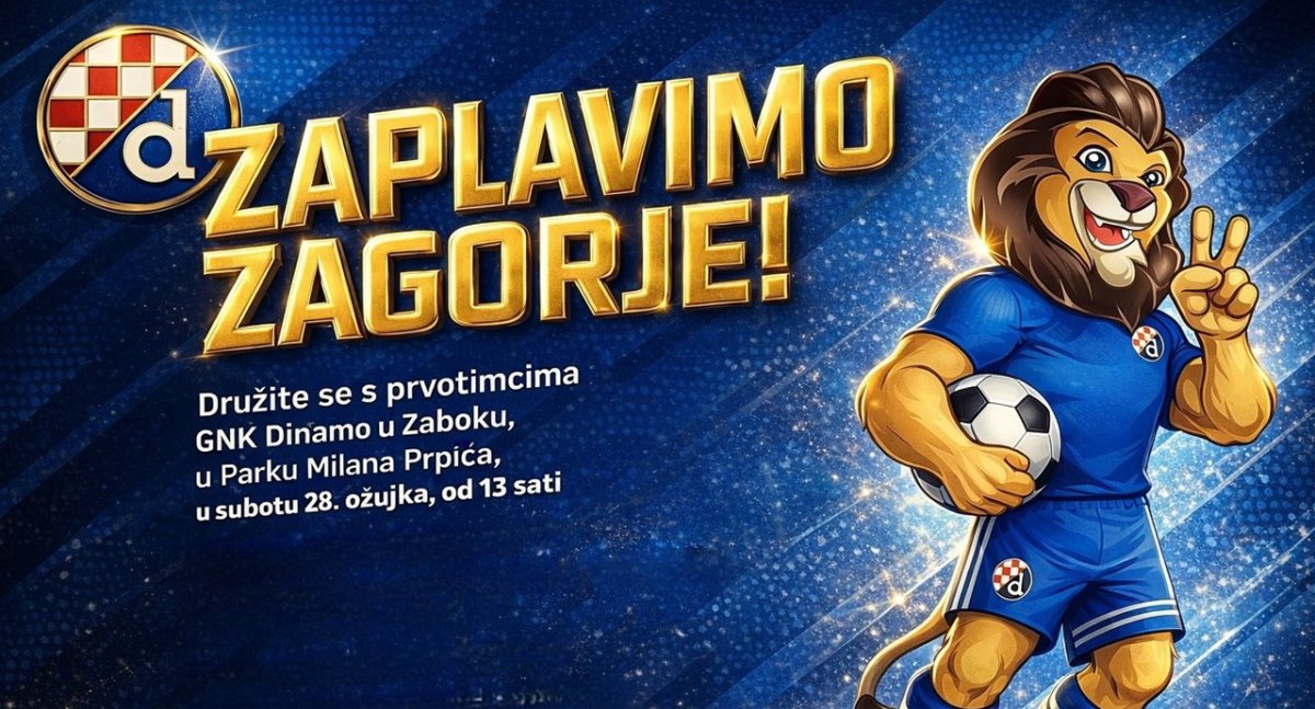 Dinamova elita i bivše zvijezde dolaze u Zabok na susret s fanovima