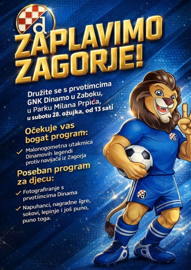 Dinamova elita i bivše zvijezde dolaze u Zabok na susret s fanovima
