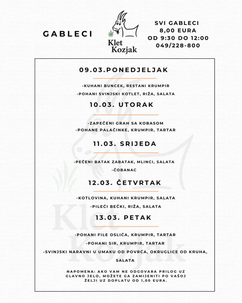 Klet Kozjak – 09.03.-14.03.2026.