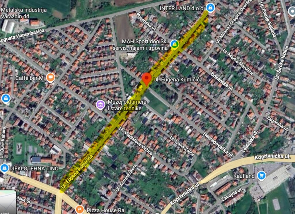 Izmjene u prometu u Ulici Eugena Kumičića zbog obnove plinske infrastrukture