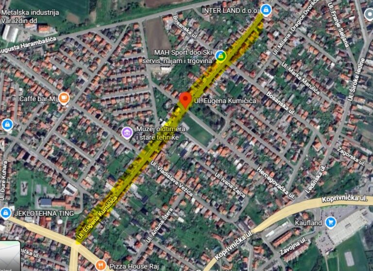 Izmjene u prometu u Ulici Eugena Kumičića zbog obnove plinske infrastrukture