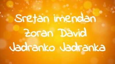 Razotkrivamo značenje imena današnjih slavljenika