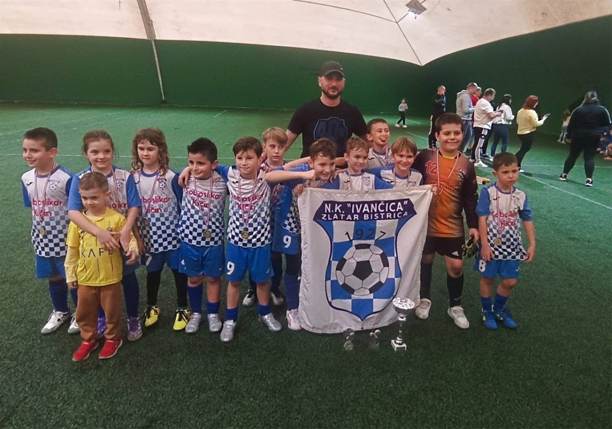 Trijumf mladih nogometaša NK Ivančice Zlatar Bistrica na zimskoj ligi u Jakovlju